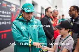 Fernando Alonso (ESP) Aston Martin F1 Team. 18.06.2023. Formula 1 World Championship, Rd 9, Canadian Grand Prix, Montreal, Canada, Race Day.