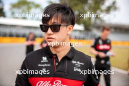 Zhou Guanyu (CHN) Alfa Romeo F1 Team walks the circuit. 15.06.2023. Formula 1 World Championship, Rd 9, Canadian Grand Prix, Montreal, Canada, Preparation Day.