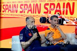Franz Tost (AUT) AlphaTauri Team Principal in the FIA Press Conference. 02.06.2023 Formula 1 World Championship, Rd 8, Spanish Grand Prix, Barcelona, Spain, Practice Day.