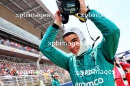 Lance Stroll (CDN) Aston Martin F1 Team on the grid. 04.06.2023. Formula 1 World Championship, Rd 8, Spanish Grand Prix, Barcelona, Spain, Race Day.