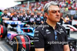 Luca de Meo (ITA) Groupe Renault Chief Executive Officer on the grid. 04.06.2023. Formula 1 World Championship, Rd 8, Spanish Grand Prix, Barcelona, Spain, Race Day.