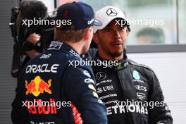 1st place Max Verstappen (NLD) Red Bull Racing and Lewis Hamilton (GBR) Mercedes AMG F1. 04.06.2023. Formula 1 World Championship, Rd 8, Spanish Grand Prix, Barcelona, Spain, Race Day.