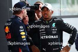 1st place Max Verstappen (NLD) Red Bull Racing and 2nd place Lewis Hamilton (GBR) Mercedes AMG F1. 04.06.2023. Formula 1 World Championship, Rd 8, Spanish Grand Prix, Barcelona, Spain, Race Day.