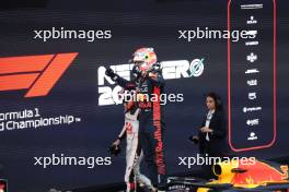 Race winner Max Verstappen (NLD) Red Bull Racing RB19 celebrates in parc ferme. 04.06.2023. Formula 1 World Championship, Rd 8, Spanish Grand Prix, Barcelona, Spain, Race Day.
