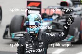 George Russell (GBR) Mercedes AMG F1 celebrates his third position in parc ferme. 04.06.2023. Formula 1 World Championship, Rd 8, Spanish Grand Prix, Barcelona, Spain, Race Day.