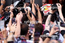 Race winner Max Verstappen (NLD) Red Bull Racing celebrates in parc ferme. 04.06.2023. Formula 1 World Championship, Rd 8, Spanish Grand Prix, Barcelona, Spain, Race Day.