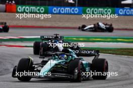 Fernando Alonso (ESP) Aston Martin F1 Team AMR23. 04.06.2023. Formula 1 World Championship, Rd 8, Spanish Grand Prix, Barcelona, Spain, Race Day.