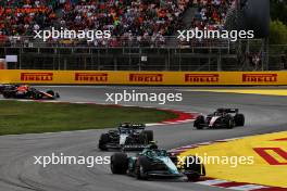 Fernando Alonso (ESP) Aston Martin F1 Team AMR23. 04.06.2023. Formula 1 World Championship, Rd 8, Spanish Grand Prix, Barcelona, Spain, Race Day.