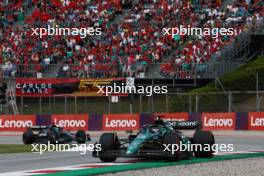 Lance Stroll (CDN) Aston Martin F1 Team AMR23. 04.06.2023. Formula 1 World Championship, Rd 8, Spanish Grand Prix, Barcelona, Spain, Race Day.