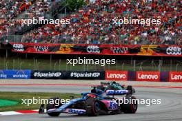 Esteban Ocon (FRA) Alpine F1 Team A523. 04.06.2023. Formula 1 World Championship, Rd 8, Spanish Grand Prix, Barcelona, Spain, Race Day.