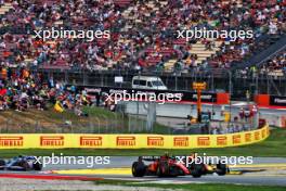 Carlos Sainz Jr (ESP) Ferrari SF-23 and Max Verstappen (NLD) Red Bull Racing RB19. 03.06.2023. Formula 1 World Championship, Rd 8, Spanish Grand Prix, Barcelona, Spain, Qualifying Day.