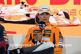 Lando Norris (GBR) McLaren in the post qualifying FIA Press Conference. 03.06.2023. Formula 1 World Championship, Rd 8, Spanish Grand Prix, Barcelona, Spain, Qualifying Day.