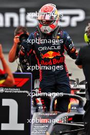 Pole sitter Max Verstappen (NLD) Red Bull Racing RB19 celebrates in qualifying parc ferme. 03.06.2023. Formula 1 World Championship, Rd 8, Spanish Grand Prix, Barcelona, Spain, Qualifying Day.