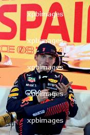 Max Verstappen (NLD) Red Bull Racing in the post qualifying FIA Press Conference. 03.06.2023. Formula 1 World Championship, Rd 8, Spanish Grand Prix, Barcelona, Spain, Qualifying Day.
