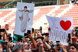 Fernando Alonso (ESP) Aston Martin F1 Team fans and banners. 01.06.2023. Formula 1 World Championship, Rd 8, Spanish Grand Prix, Barcelona, Spain, Preparation Day.