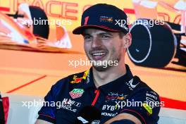 Max Verstappen (NLD) Red Bull Racing in the FIA Press Conference. 01.06.2023. Formula 1 World Championship, Rd 8, Spanish Grand Prix, Barcelona, Spain, Preparation Day.