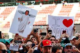 Fernando Alonso (ESP) Aston Martin F1 Team fans and banners. 01.06.2023. Formula 1 World Championship, Rd 8, Spanish Grand Prix, Barcelona, Spain, Preparation Day.