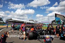 Max Verstappen (NLD) Red Bull Racing RB19 on the grid. 09.07.2023. Formula 1 World Championship, Rd 11, British Grand Prix, Silverstone, England, Race Day.