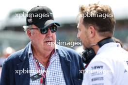 Jeremy Clarkson (GBR) and Laurent Rossi (FR), Alpine General Director  09.07.2023. Formula 1 World Championship, Rd 11, British Grand Prix, Silverstone, England, Race Day.