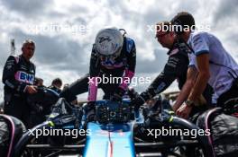 Esteban Ocon (FRA), Alpine F1 Team  09.07.2023. Formula 1 World Championship, Rd 11, British Grand Prix, Silverstone, England, Race Day.