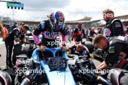 Pierre Gasly (FRA) Alpine F1 Team A523 on the grid. 09.07.2023. Formula 1 World Championship, Rd 11, British Grand Prix, Silverstone, England, Race Day.
