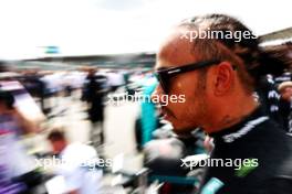 Lewis Hamilton (GBR) Mercedes AMG F1 on the grid. 09.07.2023. Formula 1 World Championship, Rd 11, British Grand Prix, Silverstone, England, Race Day.