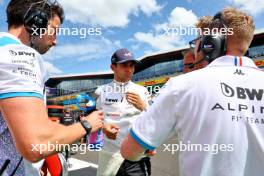 Esteban Ocon (FRA) Alpine F1 Team on the grid. 09.07.2023. Formula 1 World Championship, Rd 11, British Grand Prix, Silverstone, England, Race Day.