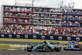 Fernando Alonso (ESP) Aston Martin F1 Team AMR23. 09.07.2023. Formula 1 World Championship, Rd 11, British Grand Prix, Silverstone, England, Race Day.