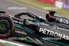 George Russell (GBR) Mercedes AMG F1 W14. 08.07.2023. Formula 1 World Championship, Rd 11, British Grand Prix, Silverstone, England, Qualifying Day.