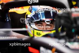 Sergio Perez (MEX) Red Bull Racing RB19. 08.07.2023. Formula 1 World Championship, Rd 11, British Grand Prix, Silverstone, England, Qualifying Day.