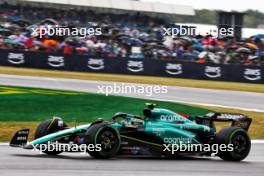 Fernando Alonso (ESP) Aston Martin F1 Team AMR23. 08.07.2023. Formula 1 World Championship, Rd 11, British Grand Prix, Silverstone, England, Qualifying Day.