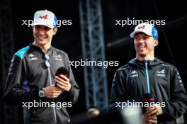 Esteban Ocon (FRA), Alpine F1 Team and Pierre Gasly (FRA), Alpine F1 Team  08.07.2023. Formula 1 World Championship, Rd 11, British Grand Prix, Silverstone, England, Qualifying Day.