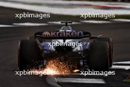 Alexander Albon (THA) Williams Racing FW45 sends sparks flying. 08.07.2023. Formula 1 World Championship, Rd 11, British Grand Prix, Silverstone, England, Qualifying Day.