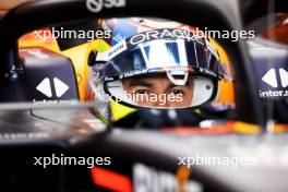 Sergio Perez (MEX) Red Bull Racing RB19. 08.07.2023. Formula 1 World Championship, Rd 11, British Grand Prix, Silverstone, England, Qualifying Day.