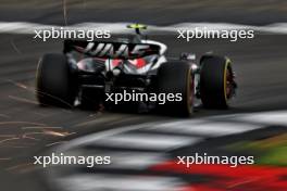 Nico Hulkenberg (GER) Haas VF-23 sends sparks flying. 08.07.2023. Formula 1 World Championship, Rd 11, British Grand Prix, Silverstone, England, Qualifying Day.