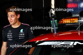 George Russell (GBR) Mercedes AMG F1 on the drivers' parade. 09.07.2023. Formula 1 World Championship, Rd 11, British Grand Prix, Silverstone, England, Race Day.