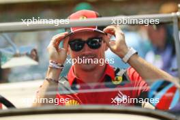 Charles Leclerc (MON) Ferrari on the drivers' parade. 09.07.2023. Formula 1 World Championship, Rd 11, British Grand Prix, Silverstone, England, Race Day.