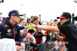 Zhou Guanyu (CHN) Alfa Romeo F1 Team with fans. 09.07.2023. Formula 1 World Championship, Rd 11, British Grand Prix, Silverstone, England, Race Day.