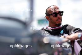 Lewis Hamilton (GBR) Mercedes AMG F1 on the drivers' parade. 09.07.2023. Formula 1 World Championship, Rd 11, British Grand Prix, Silverstone, England, Race Day.