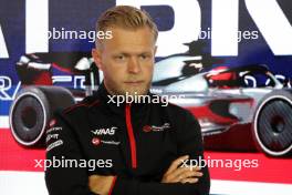 Kevin Magnussen (DEN) Haas F1 Team in the FIA Press Conference. 06.07.2023. Formula 1 World Championship, Rd 11, British Grand Prix, Silverstone, England, Preparation Day.