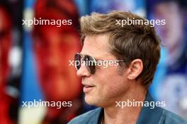 Brad Pitt (USA) Actor. 06.07.2023. Formula 1 World Championship, Rd 11, British Grand Prix, Silverstone, England, Preparation Day.