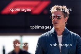 Brad Pitt (USA) Actor. 06.07.2023. Formula 1 World Championship, Rd 11, British Grand Prix, Silverstone, England, Preparation Day.