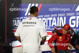 Lewis Hamilton (GBR) Mercedes AMG F1 in the FIA Press Conference. 06.07.2023. Formula 1 World Championship, Rd 11, British Grand Prix, Silverstone, England, Preparation Day.