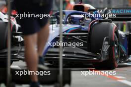 Alexander Albon (THA) Williams Racing FW45 in the pits. 21.07.2023. Formula 1 World Championship, Rd 12, Hungarian Grand Prix, Budapest, Hungary, Practice Day.