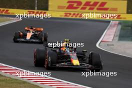 Sergio Perez (MEX) Red Bull Racing RB19. 21.07.2023. Formula 1 World Championship, Rd 12, Hungarian Grand Prix, Budapest, Hungary, Practice Day.