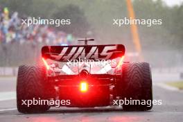 Kevin Magnussen (DEN) Haas VF-23 leaves the pits. 21.07.2023. Formula 1 World Championship, Rd 12, Hungarian Grand Prix, Budapest, Hungary, Practice Day.