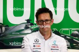 Andrew Shovlin (GBR) Mercedes AMG F1 Trackside Engineering Director in the FIA Press Conference. 21.07.2023. Formula 1 World Championship, Rd 12, Hungarian Grand Prix, Budapest, Hungary, Practice Day.