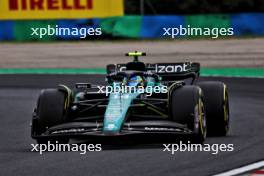 Fernando Alonso (ESP) Aston Martin F1 Team AMR23. 21.07.2023. Formula 1 World Championship, Rd 12, Hungarian Grand Prix, Budapest, Hungary, Practice Day.