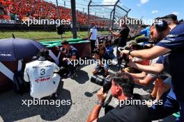 Daniel Ricciardo (AUS) AlphaTauri on the grid. 23.07.2023. Formula 1 World Championship, Rd 12, Hungarian Grand Prix, Budapest, Hungary, Race Day.