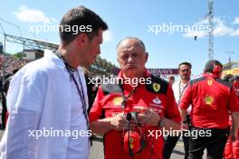 Frederic Vasseur (FRA) Ferrari Team Principal on the grid. 23.07.2023. Formula 1 World Championship, Rd 12, Hungarian Grand Prix, Budapest, Hungary, Race Day.